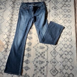 Silver bootcut jeans